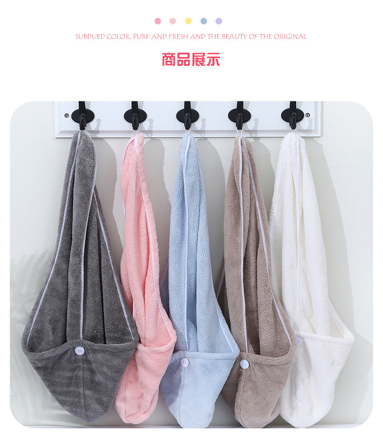 Microfiber Quick Dry Hair Cap