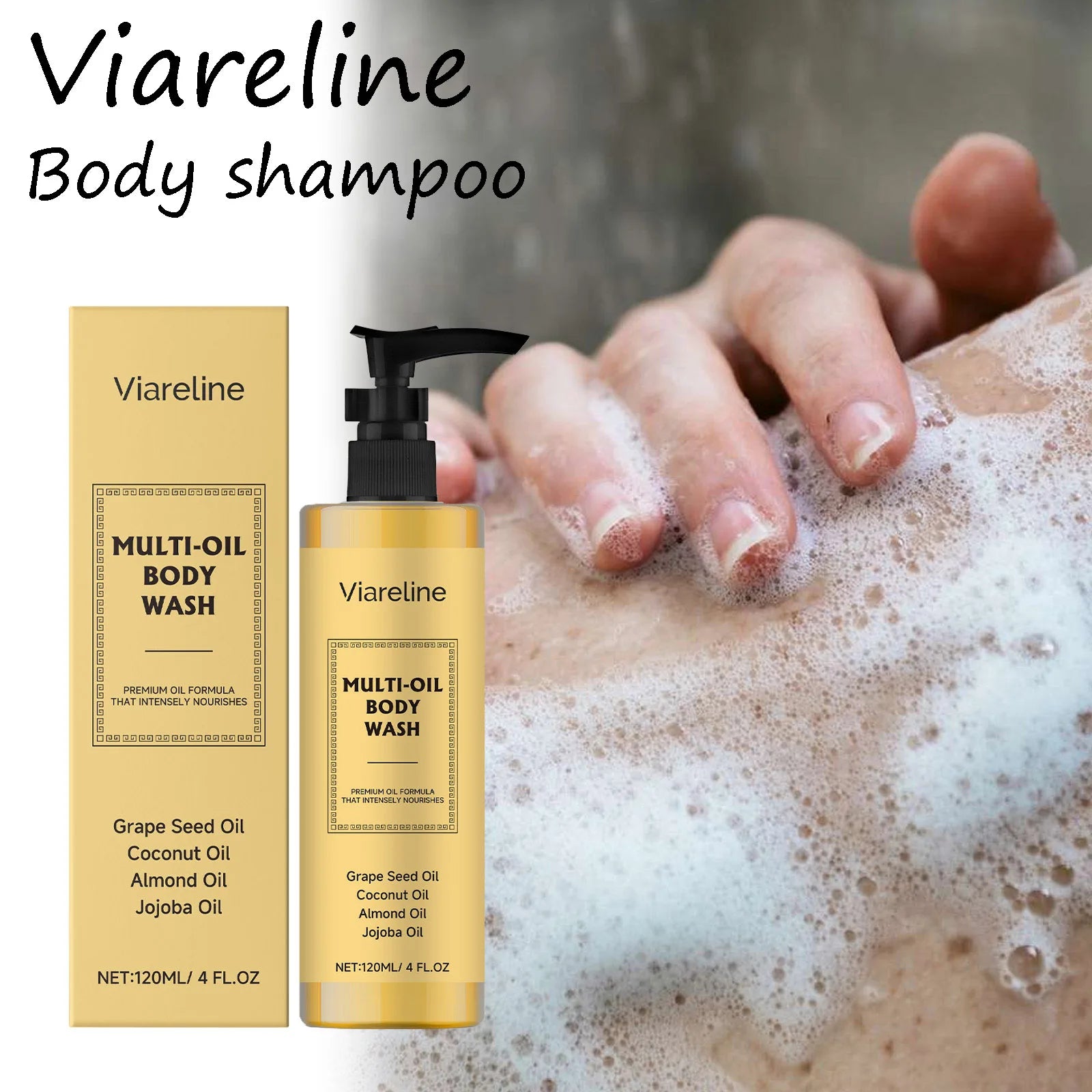 Viareline Body Shampoo – Gentle & Moisturizing Cleanser