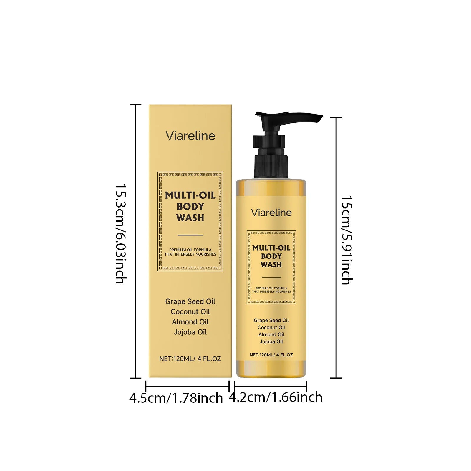 Viareline Body Shampoo – Gentle & Moisturizing Cleanser