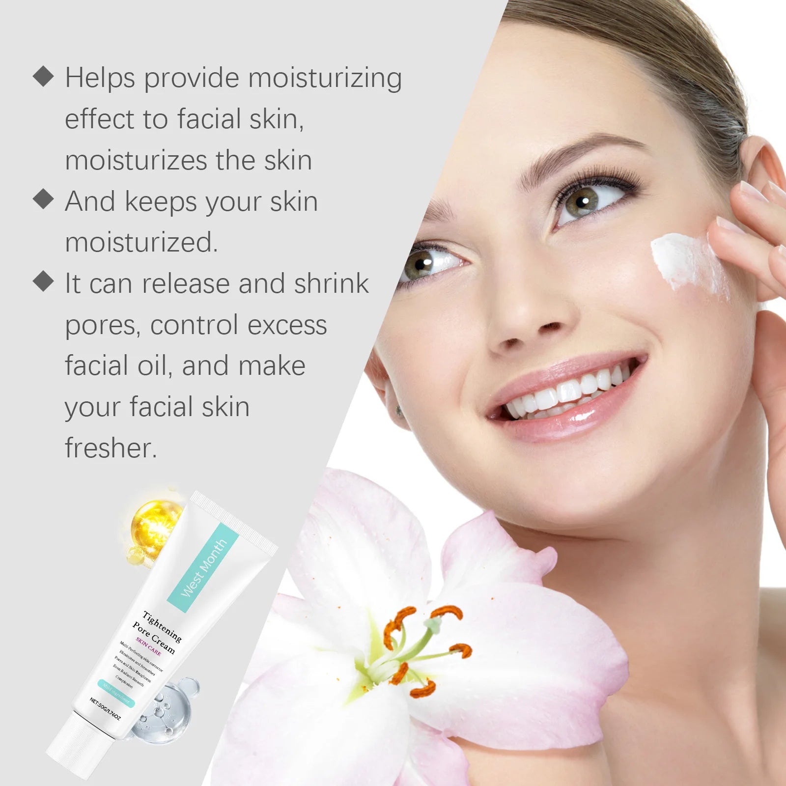 West&Month 50g Pore Tightening Face Cream