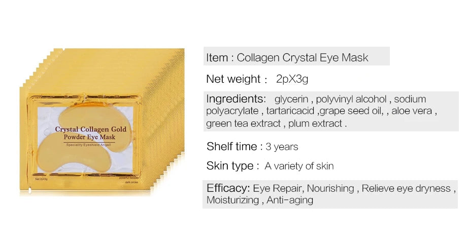 Gold Collagen Eye Masks