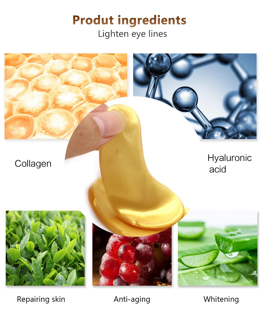 Gold Collagen Eye Masks