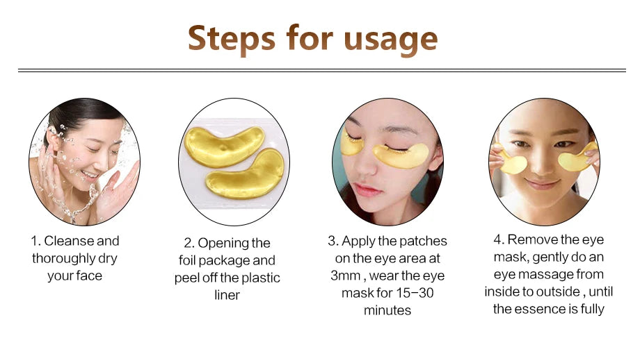 Gold Collagen Eye Masks