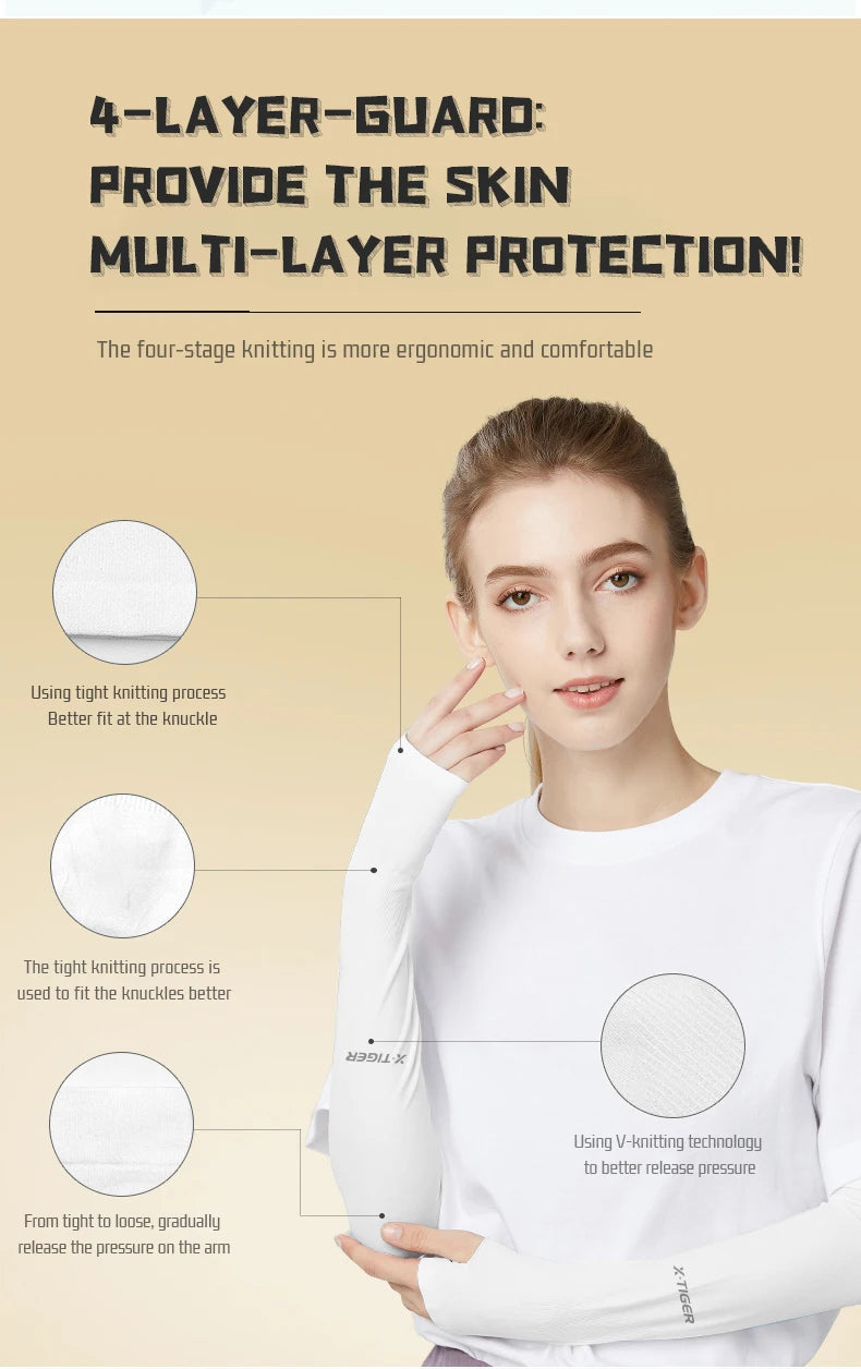 Cycling UV Protection Arm Sleeves