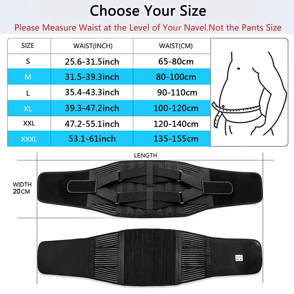 Lumbar Support Waist Belt
