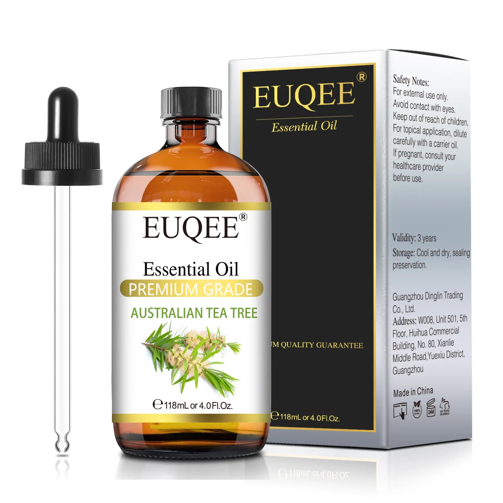 EUQEE 4oz Essential Oils for Aromatherapy
