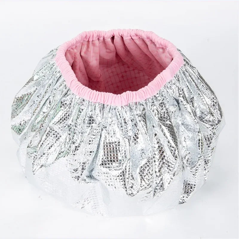 Self-Heating Hair Mask Cap – Tin Foil Steam Cap