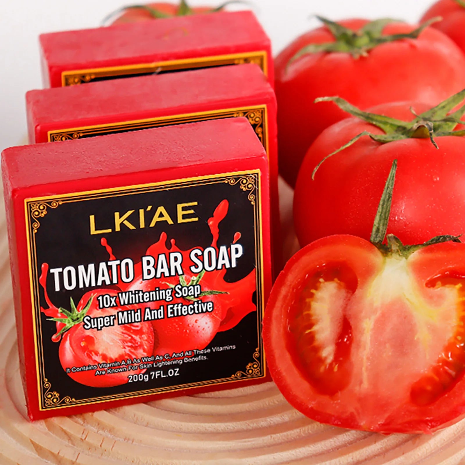 LKIAE Tomato Handmade Natural Soap Bar – Face & Body