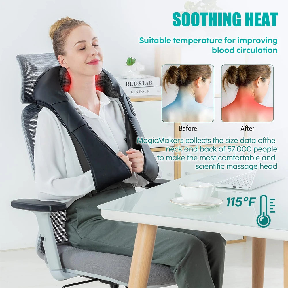 Heated Shiatsu Neck & Shoulder Massager