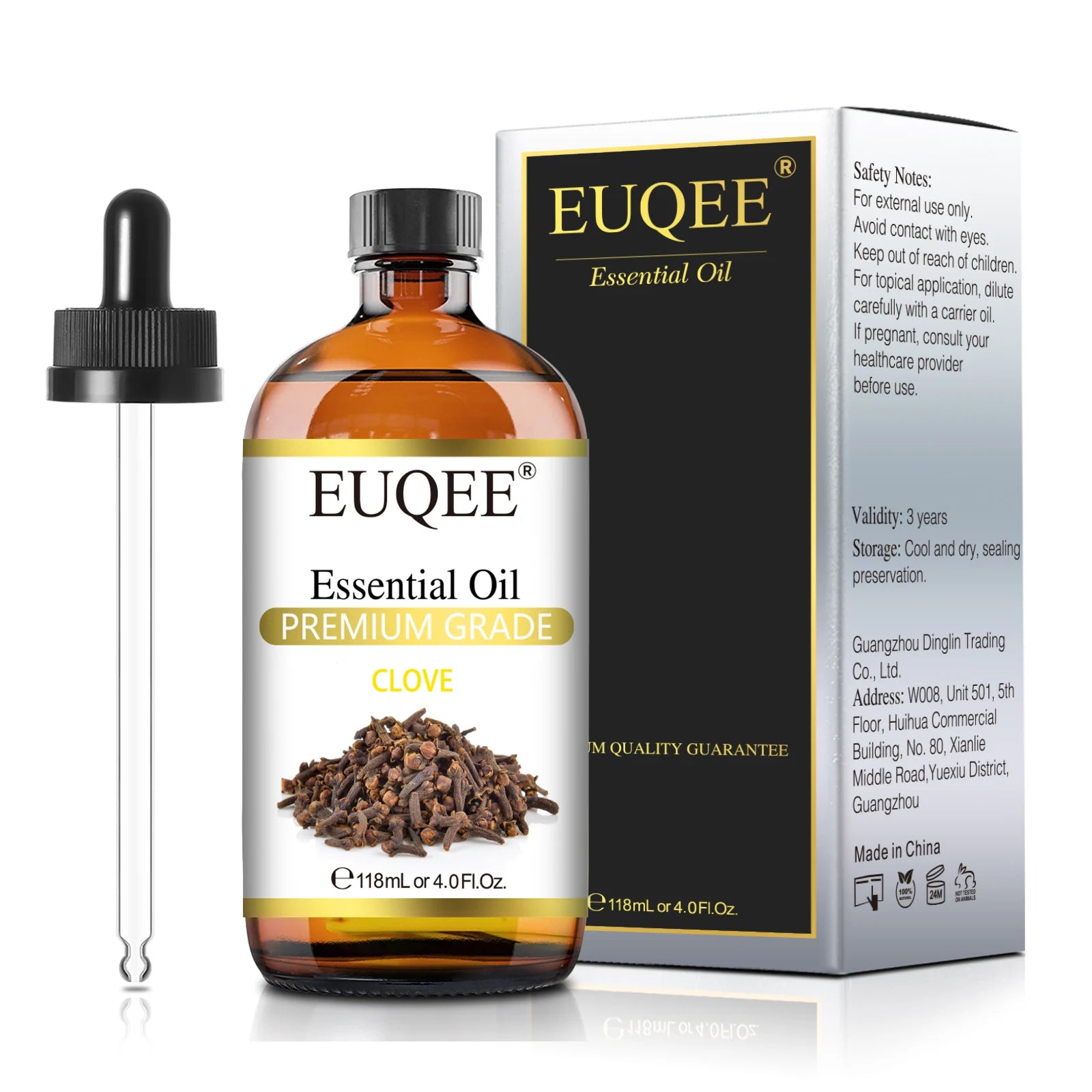 EUQEE 4oz Essential Oils for Aromatherapy