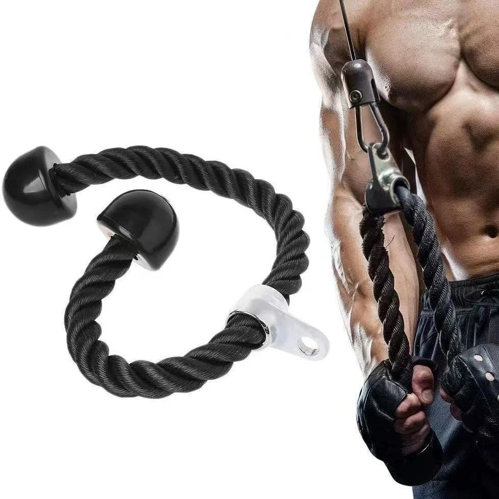 Triceps Rope Pull Down Cable Attachment – Gym Accessory