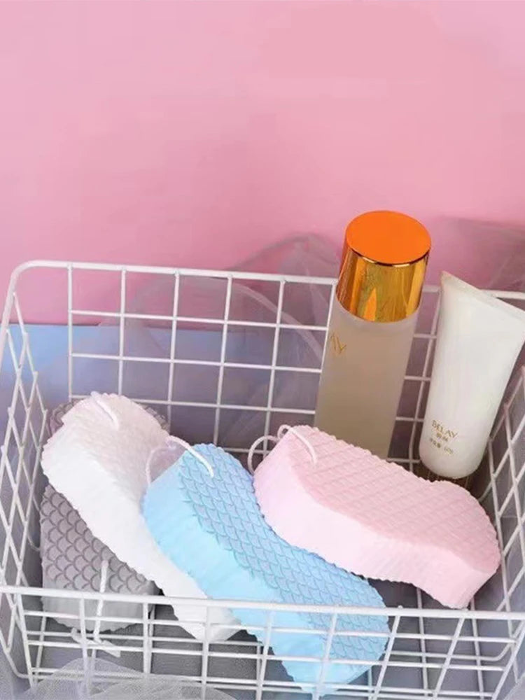 3D Sponge Bath Towel – Kids Bath Scrubber