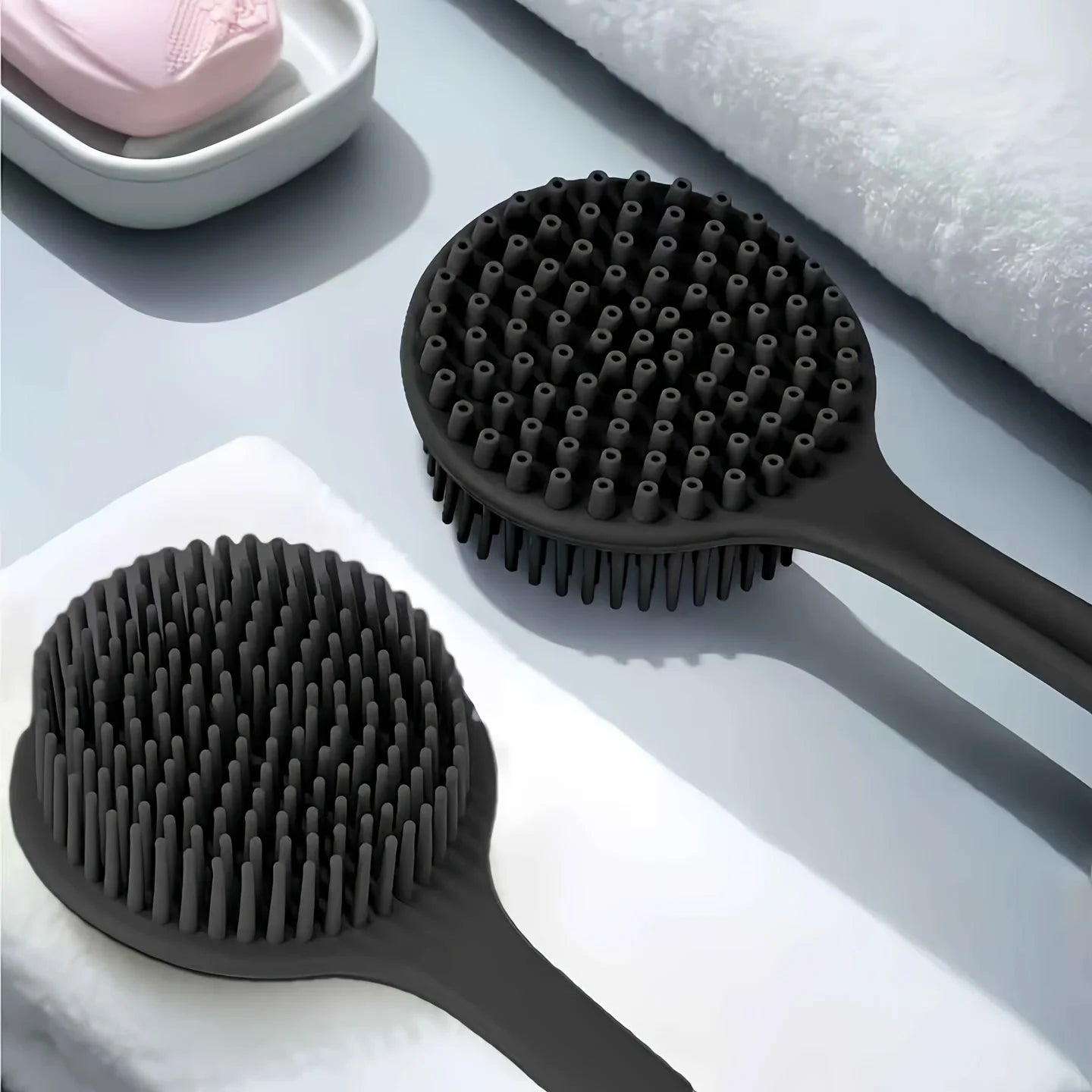4Pcs Silicone Bath Brush Set – Soft & Non-Slip