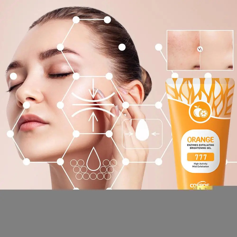 50g Orange Exfoliating Gel – Facial & Body Scrub