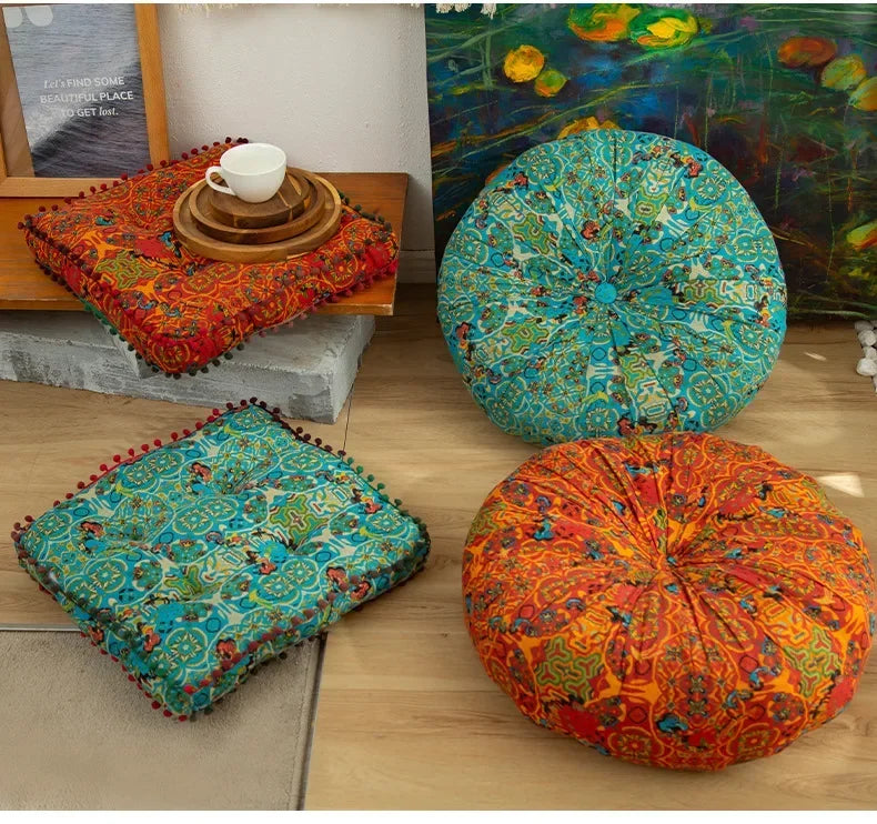 Bohemian Ethnic Floor Cushion