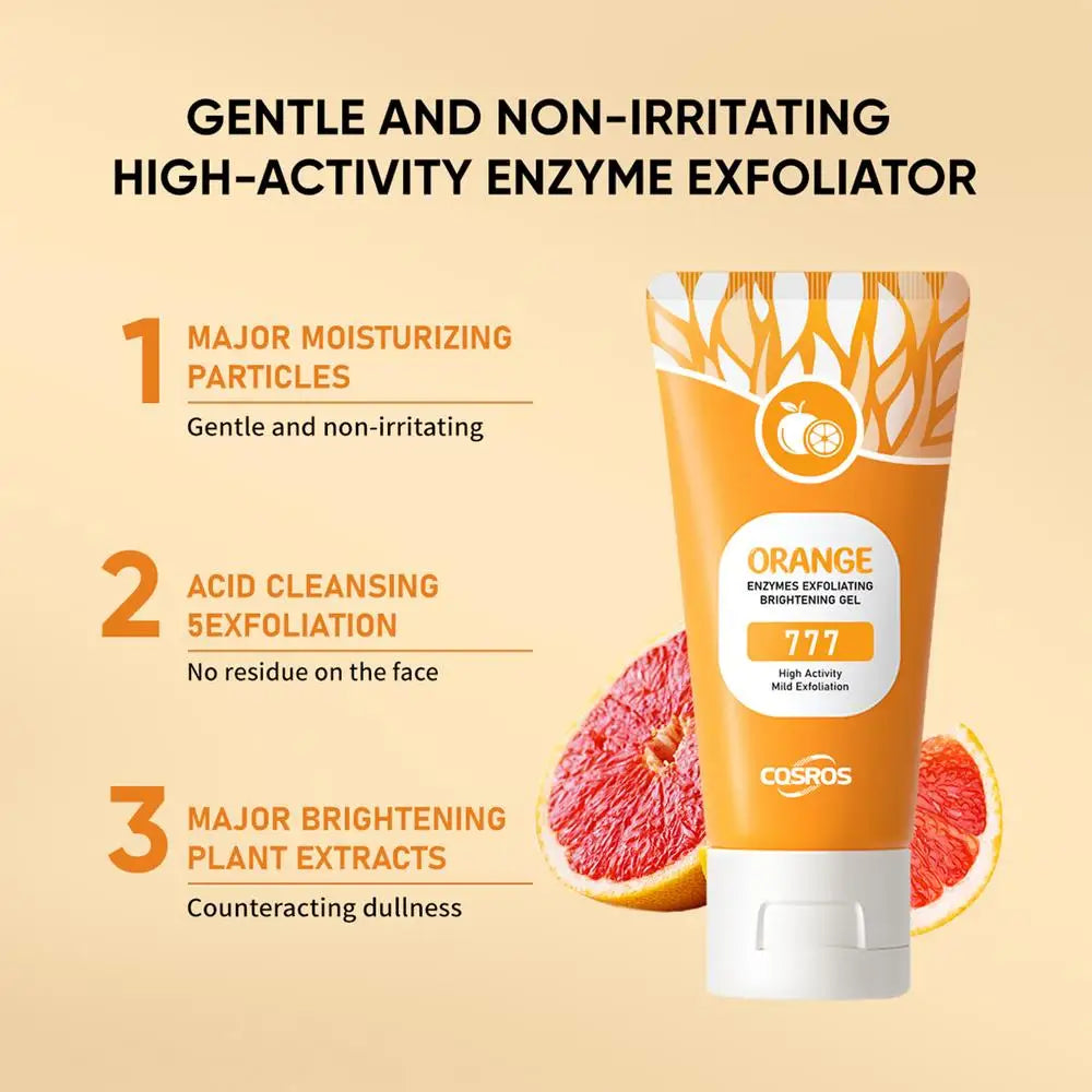 50g Orange Exfoliating Gel – Facial & Body Scrub