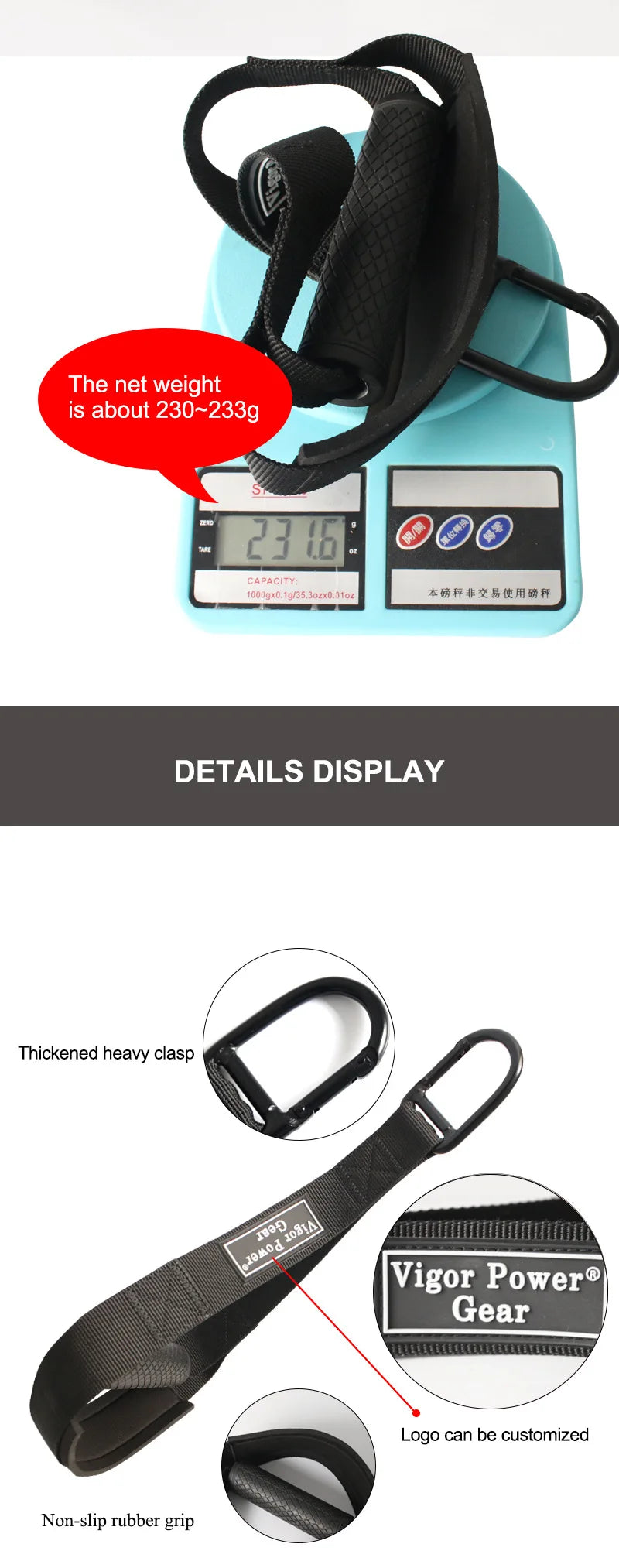 Triceps Rope Pull Down Cable Attachment – Gym Accessory