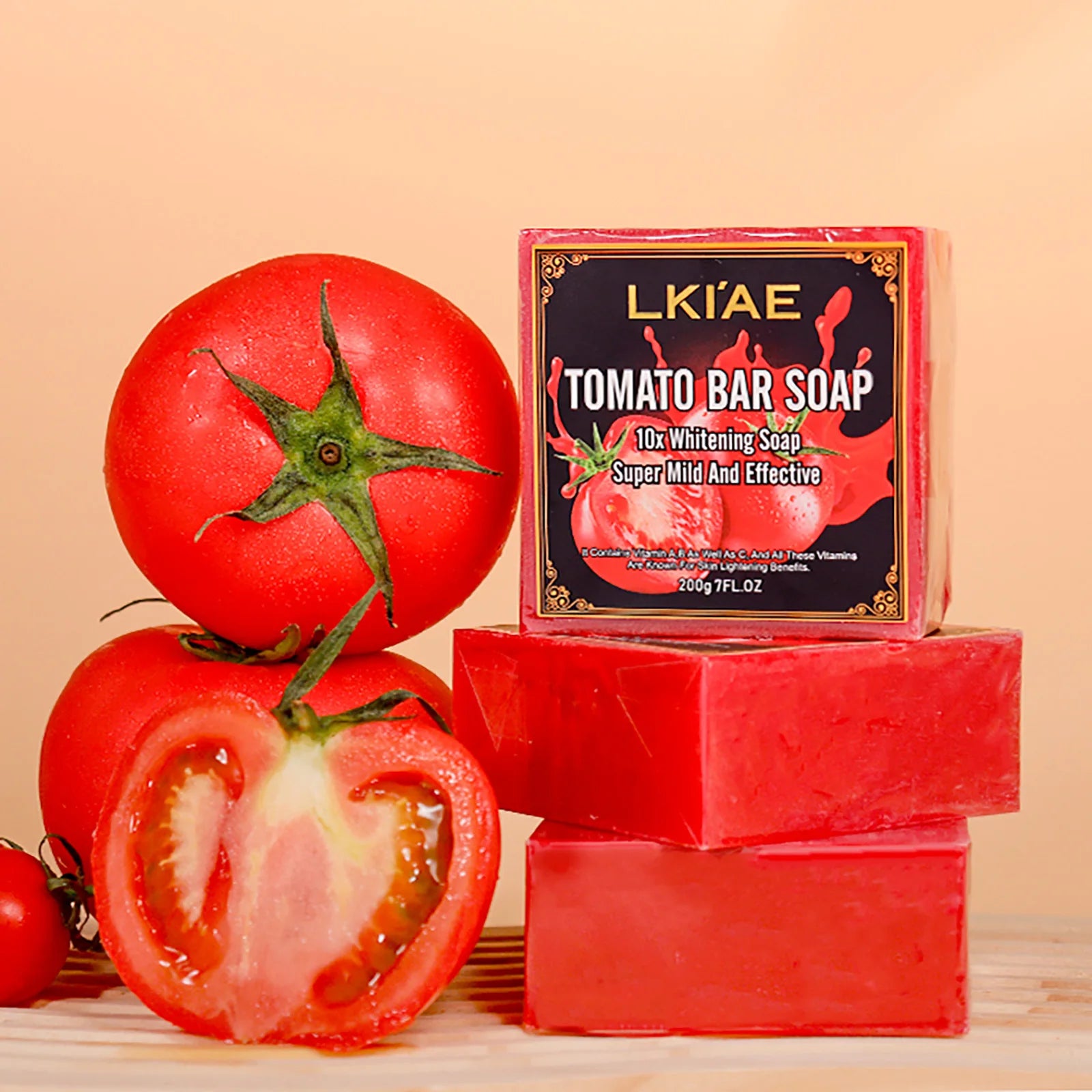 LKIAE Tomato Handmade Natural Soap Bar – Face & Body