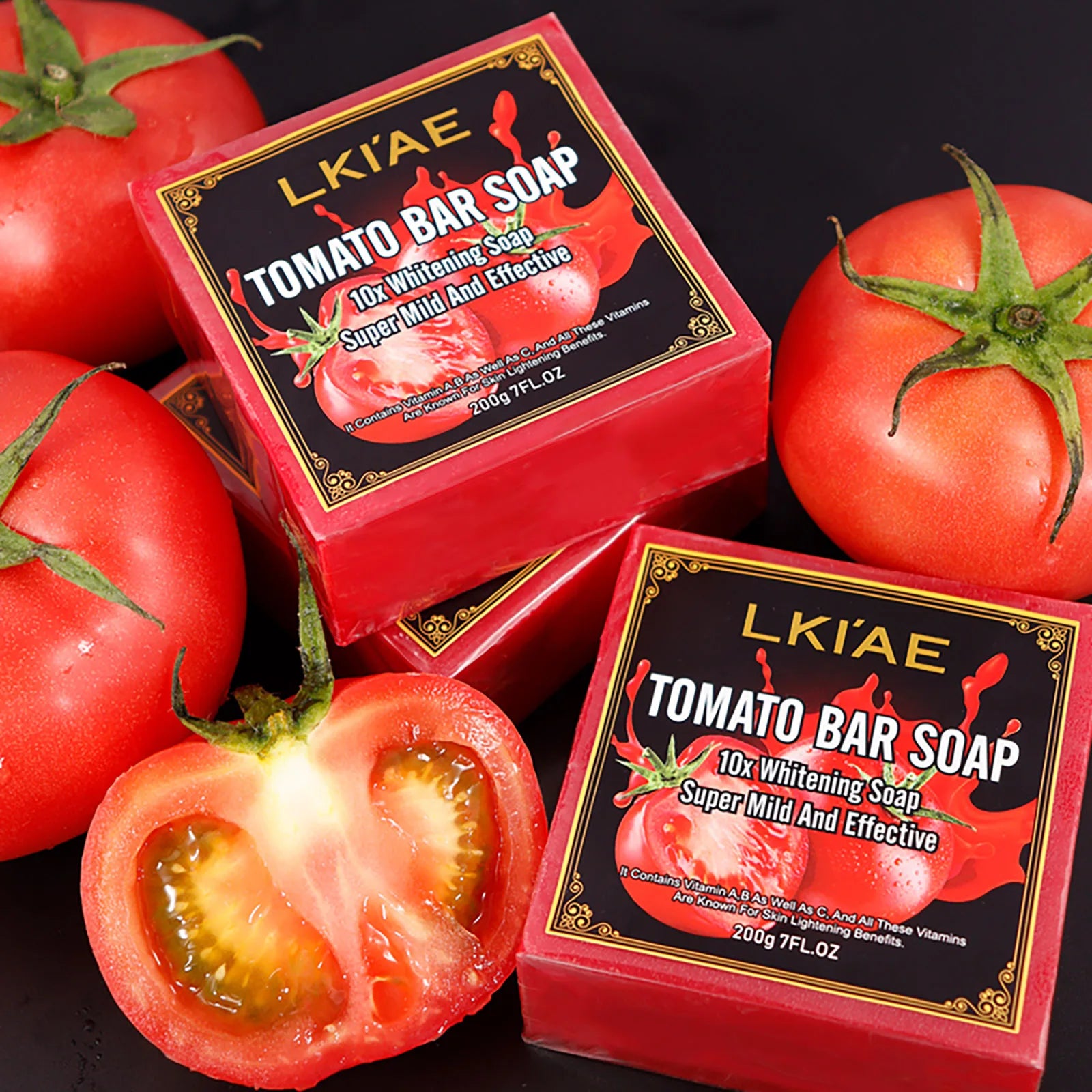 LKIAE Tomato Handmade Natural Soap Bar – Face & Body