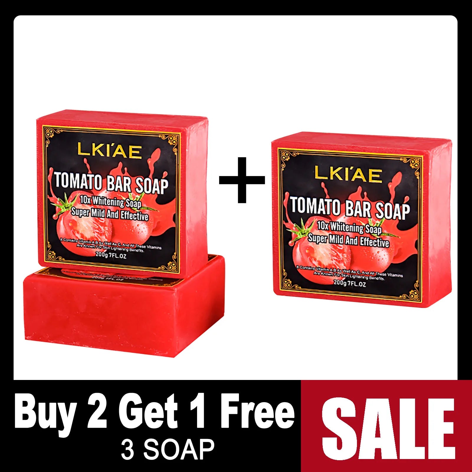 LKIAE Tomato Handmade Natural Soap Bar – Face & Body