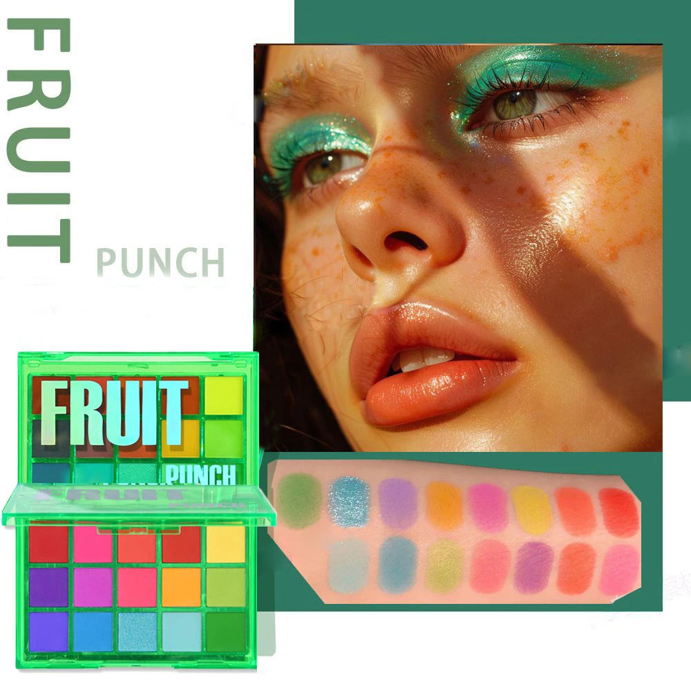 15-Color Eyeshadow Palette – Matte, Shimmer & Metallic