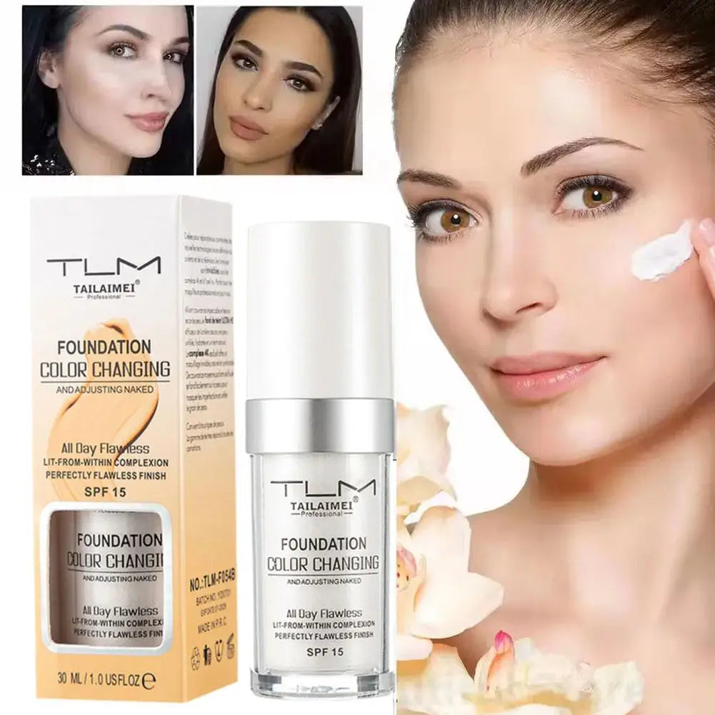 Color Changing Liquid Foundation – BB Cream with SPF15