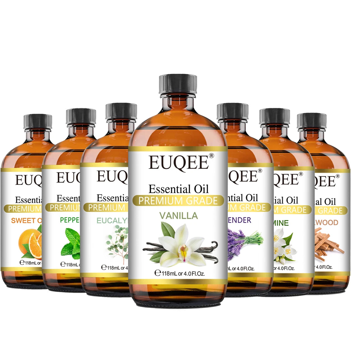 EUQEE 4oz Essential Oils for Aromatherapy
