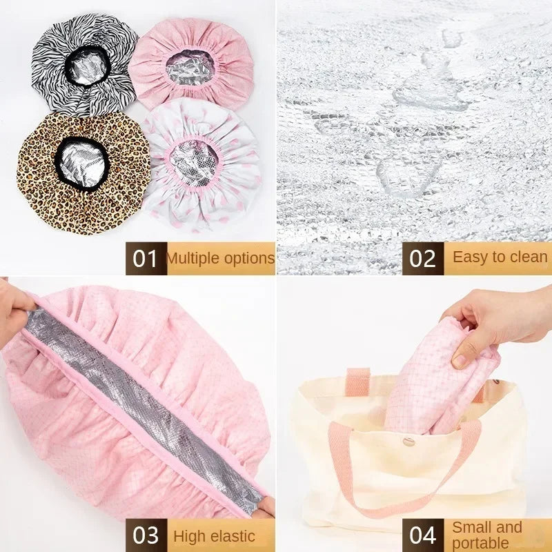 Self-Heating Hair Mask Cap – Tin Foil Steam Cap