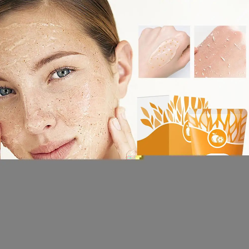 50g Orange Exfoliating Gel – Facial & Body Scrub