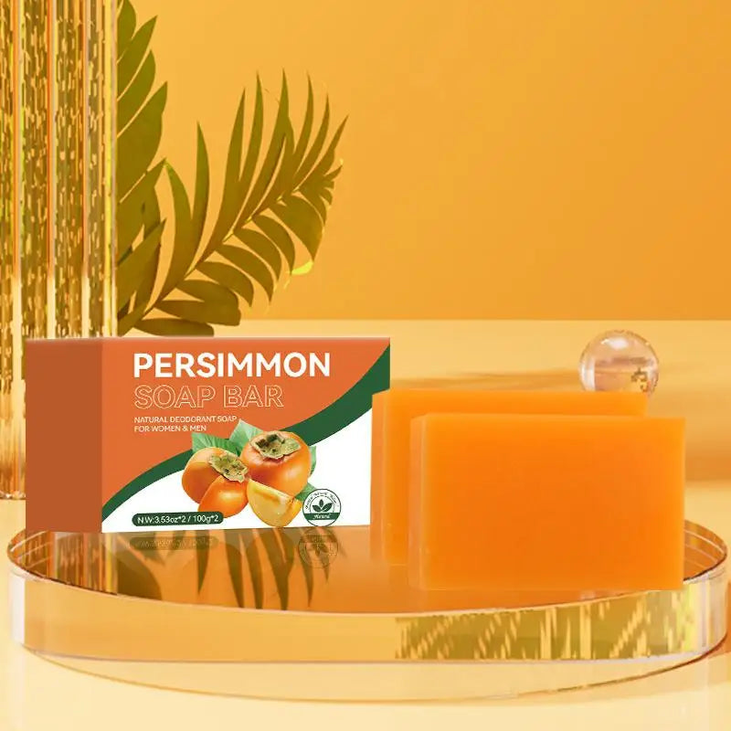 Natural Persimmon Extract Soap Bar – Face & Body