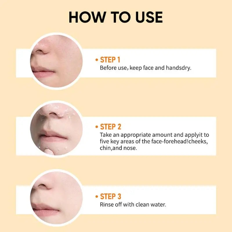 50g Orange Exfoliating Gel – Facial & Body Scrub