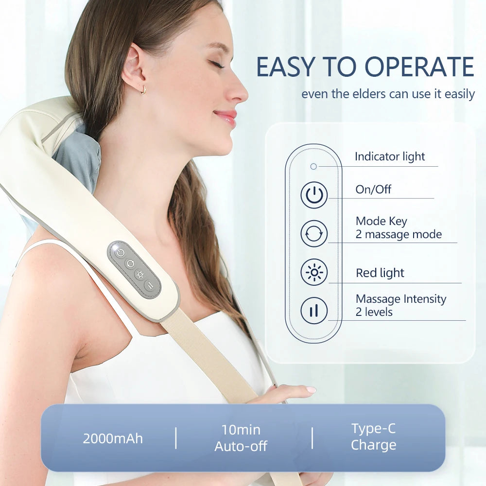 Wireless Neck and Back Massager