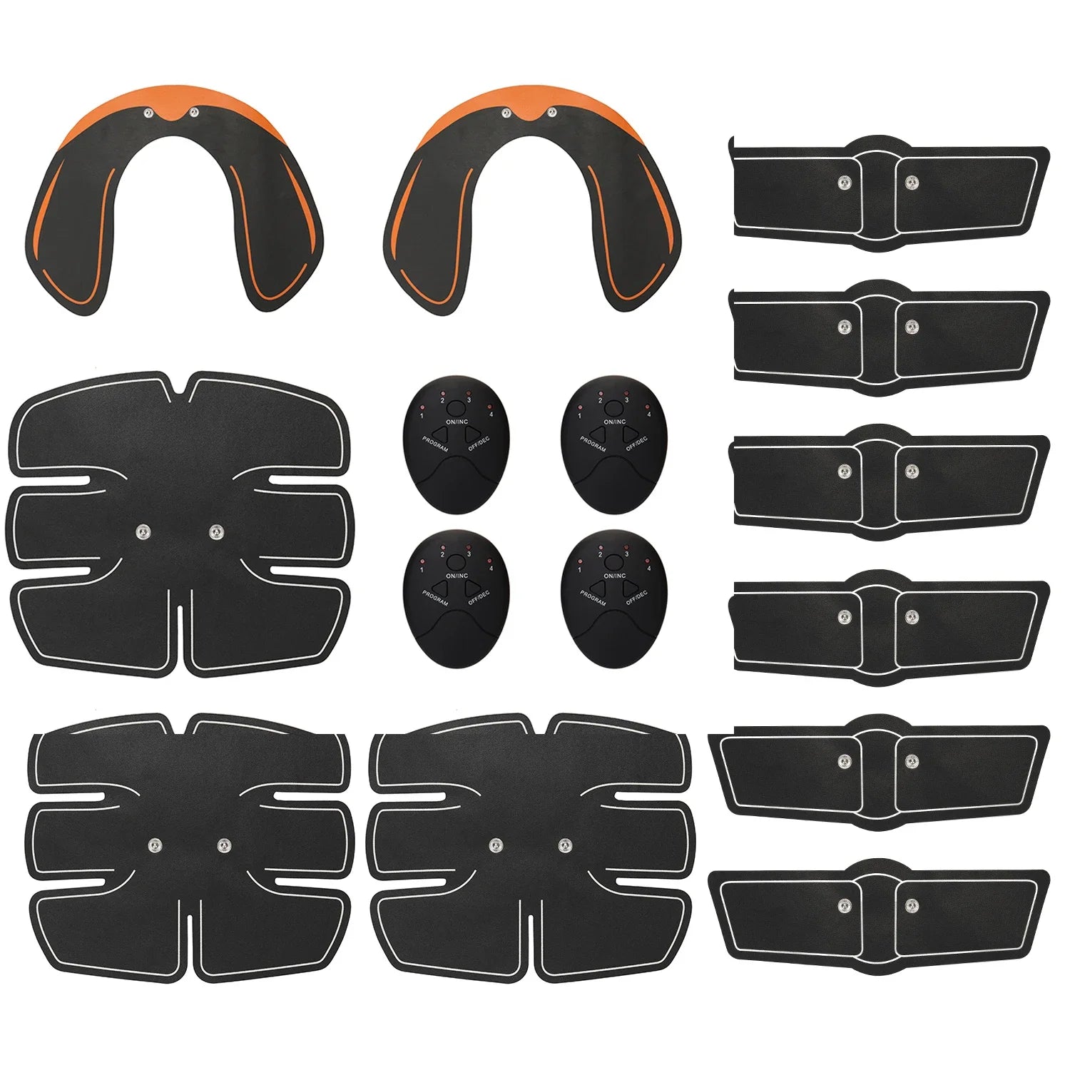 EMS Abdominal Muscle Trainer Belt with Remote Control