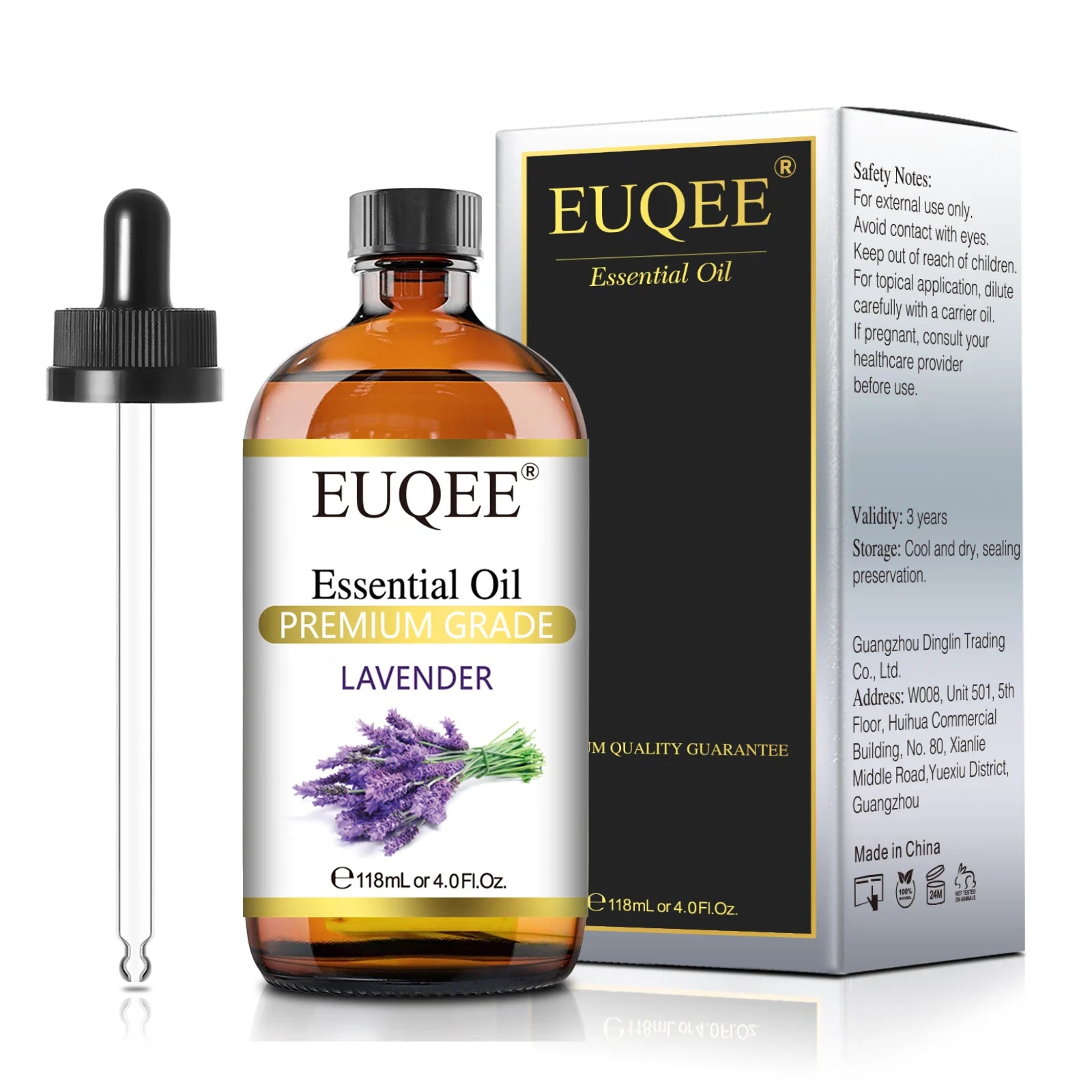EUQEE 4oz Essential Oils for Aromatherapy
