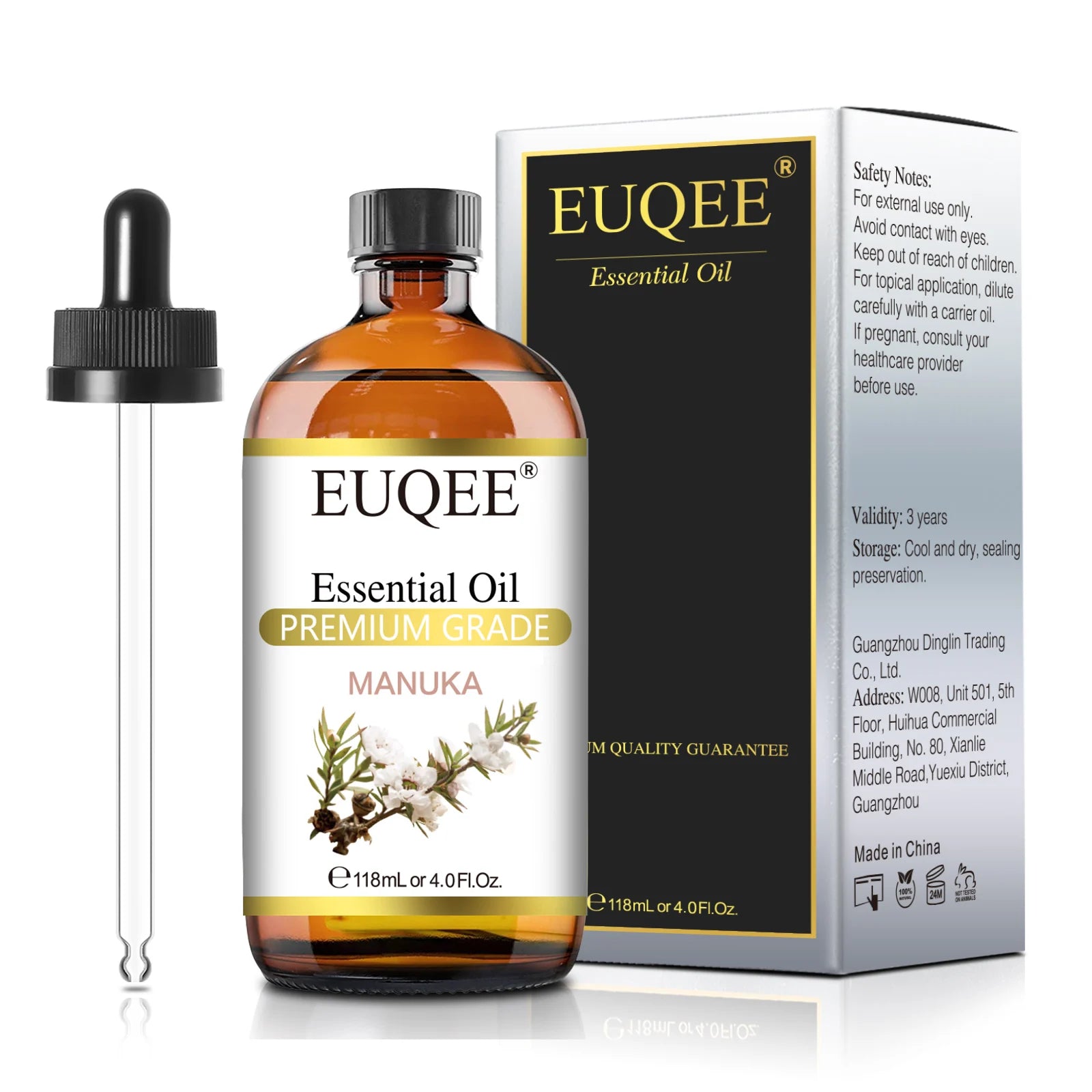 EUQEE 4oz Essential Oils for Aromatherapy