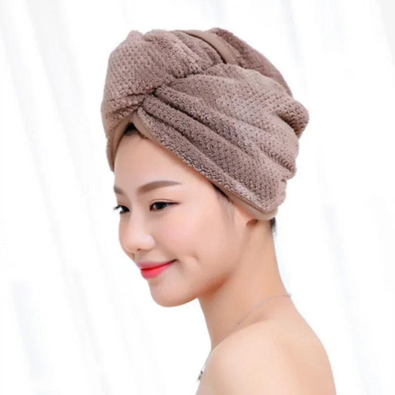 Microfiber Quick Dry Hair Cap
