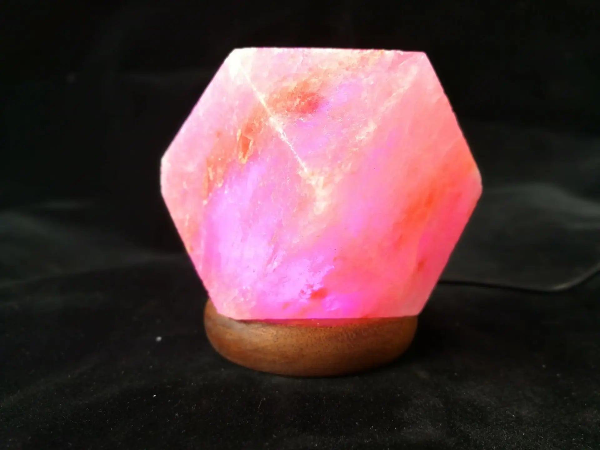 Himalayan LED Salt Night Lamp – RGB USB