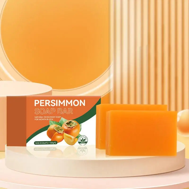 Natural Persimmon Extract Soap Bar – Face & Body