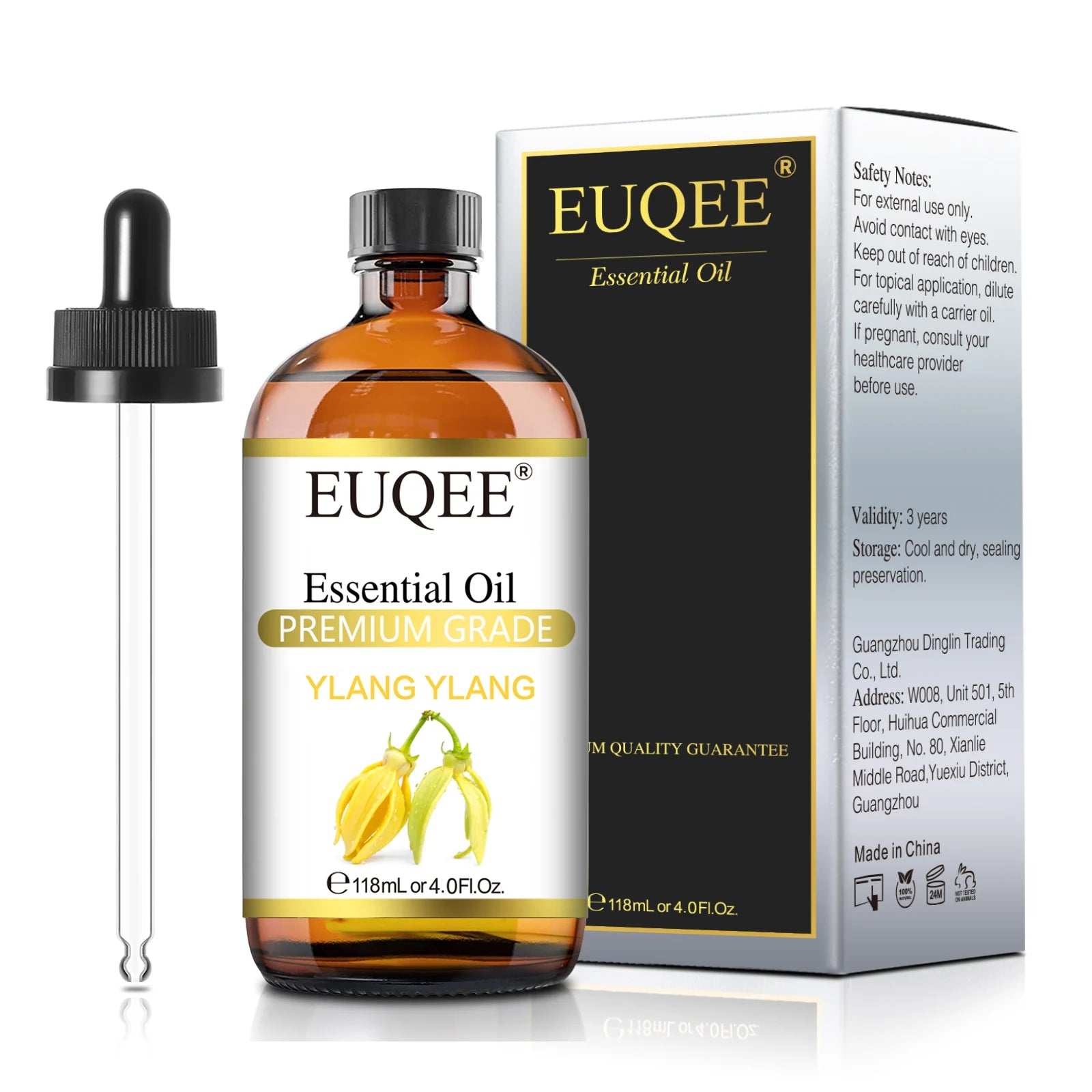 EUQEE 4oz Essential Oils for Aromatherapy