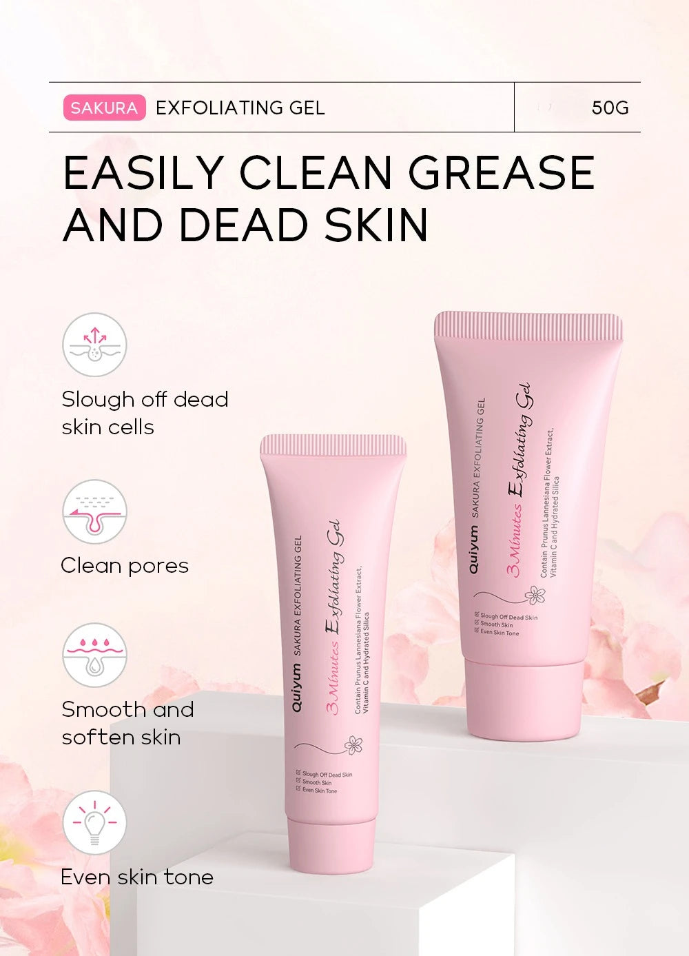 Sakura Exfoliating Peeling Gel
