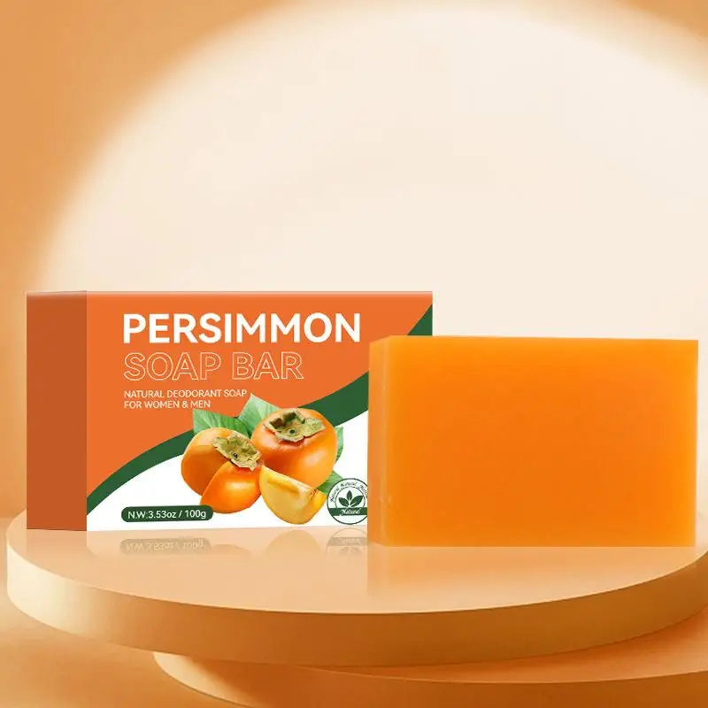Natural Persimmon Extract Soap Bar – Face & Body