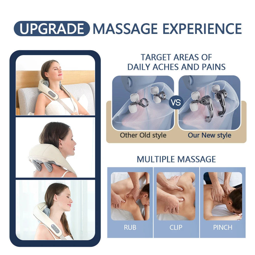 Wireless Neck and Back Massager