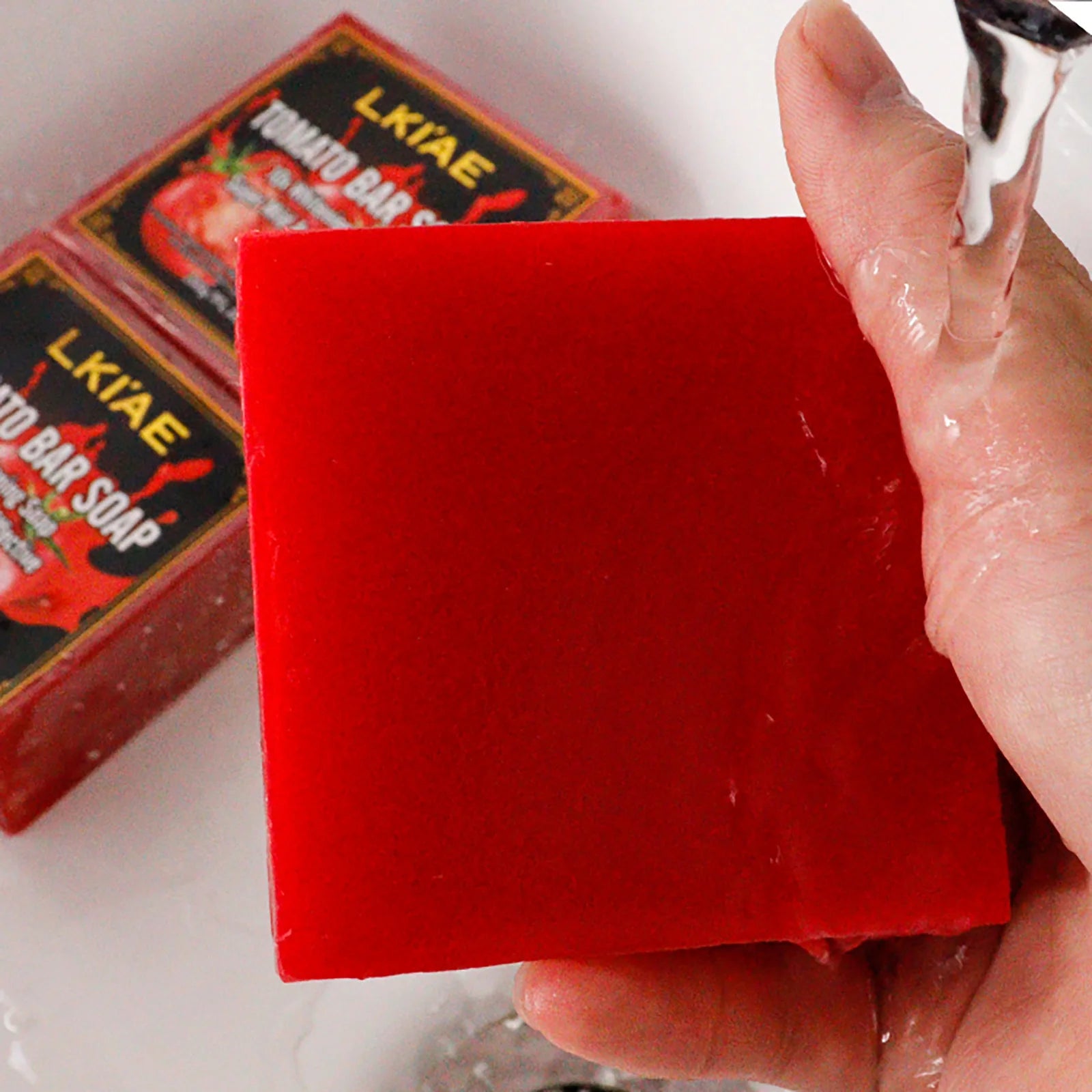 LKIAE Tomato Handmade Natural Soap Bar – Face & Body