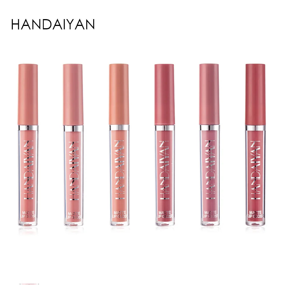 HANDAIYAN 6PCS Matte Lipstick Set – Long Lasting Waterproof