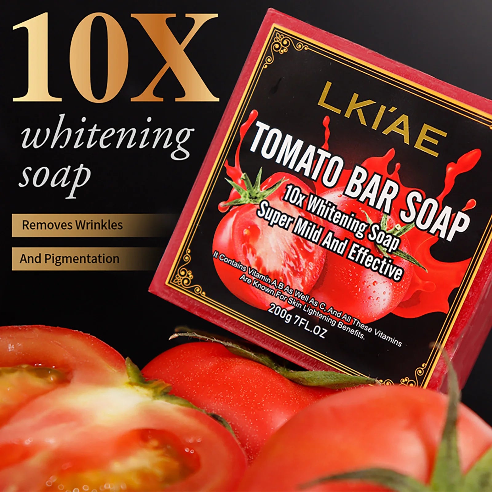 LKIAE Tomato Handmade Natural Soap Bar – Face & Body