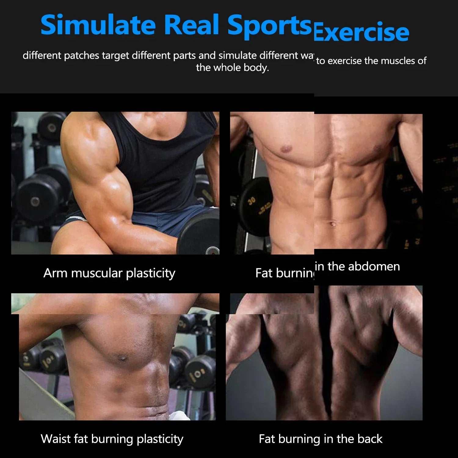 EMS Abdominal Muscle Trainer Belt with Remote Control