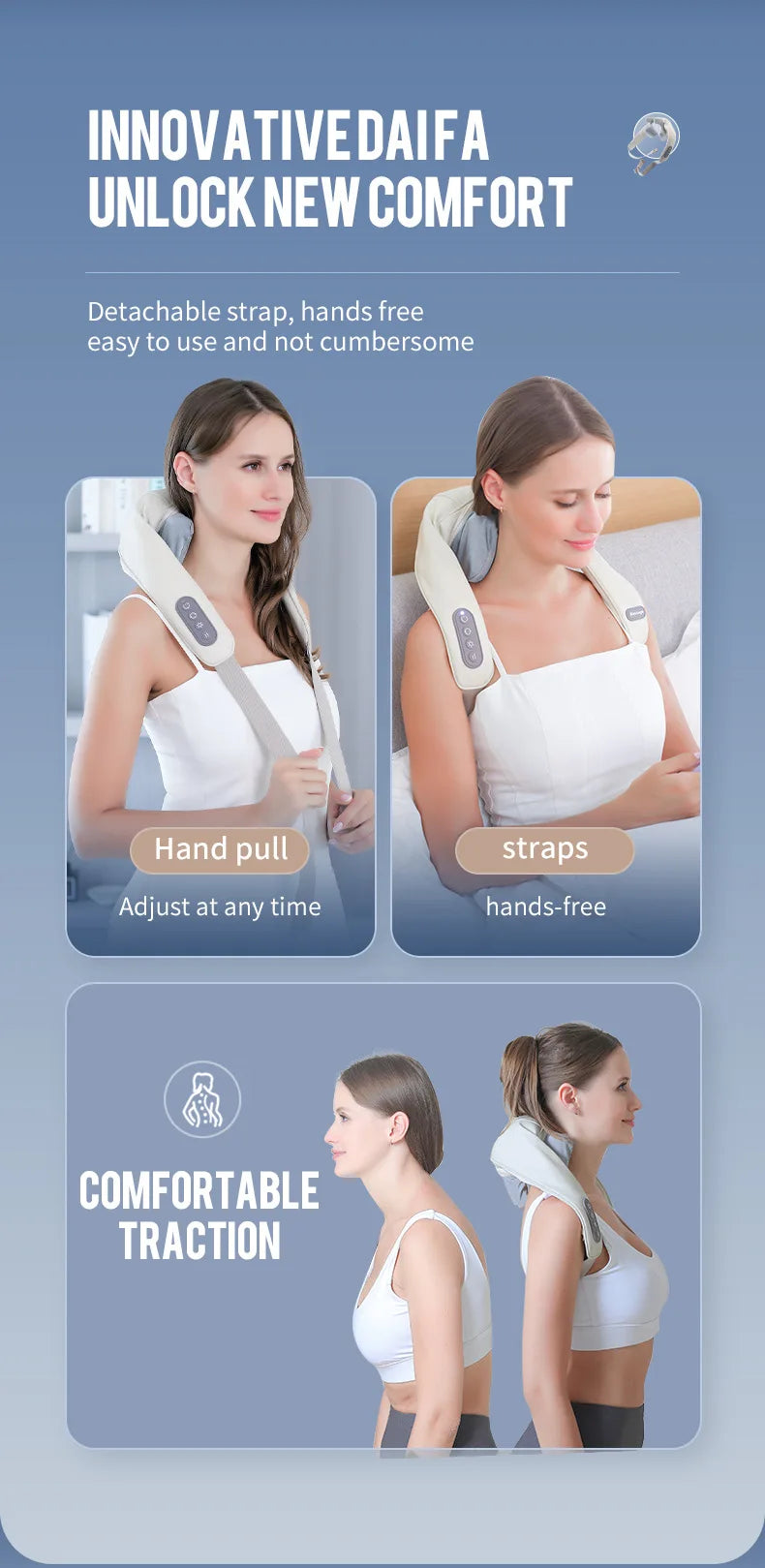 Wireless Neck and Back Massager