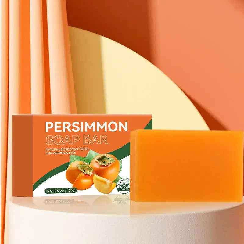 Natural Persimmon Extract Soap Bar – Face & Body