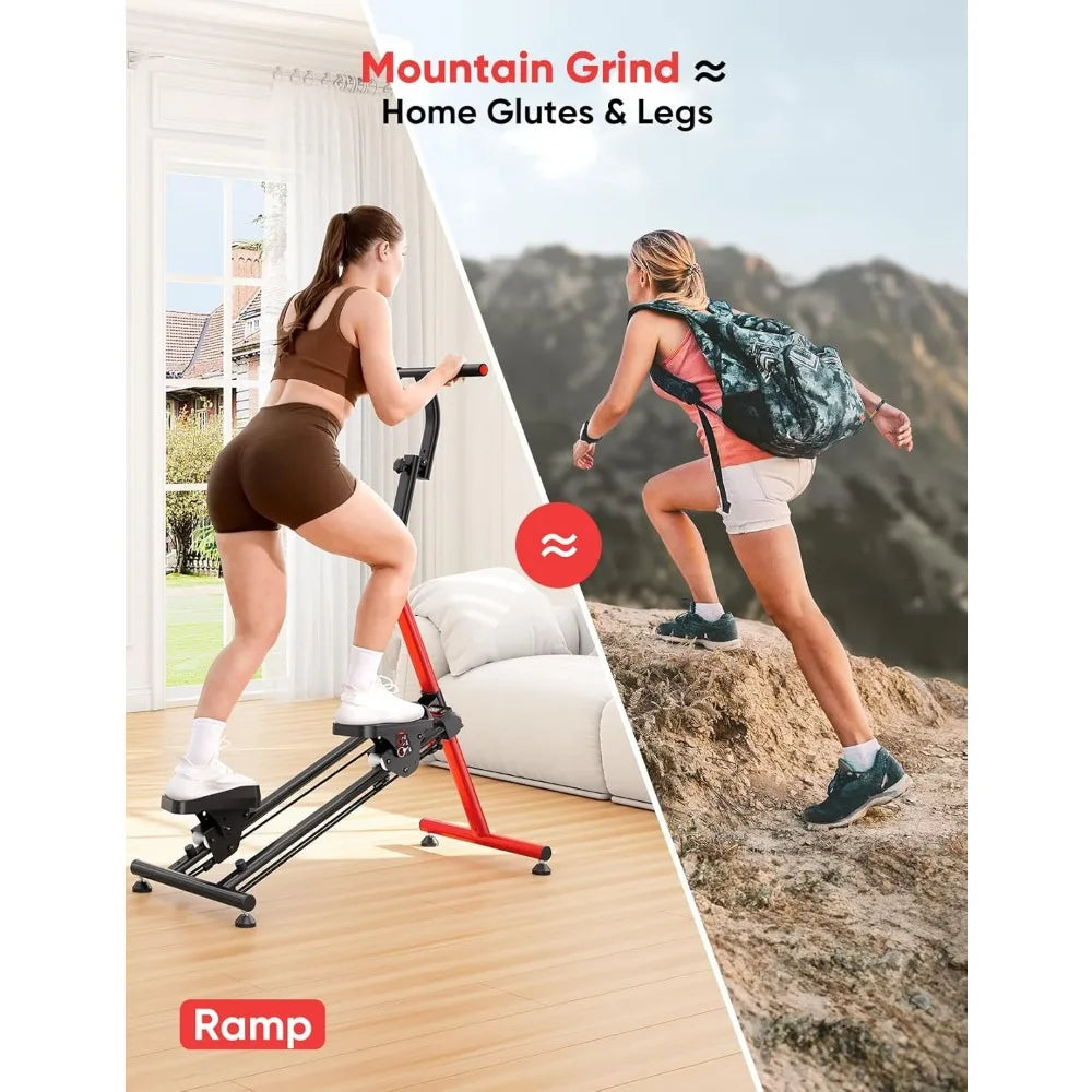 Home Fitness Stair Stepper – Adjustable & Ski Simulation