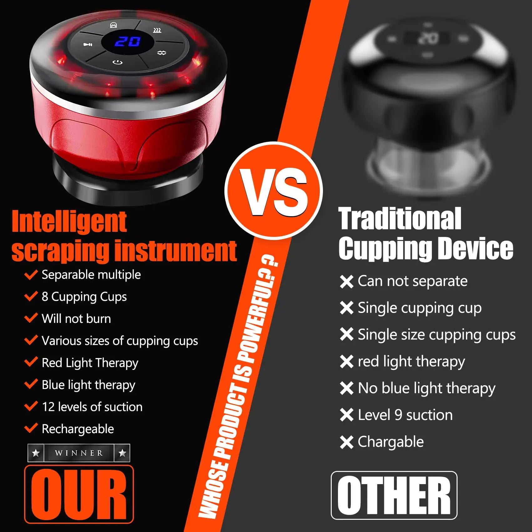 Tuhopeta 8-Cup Electric Cupping Massager